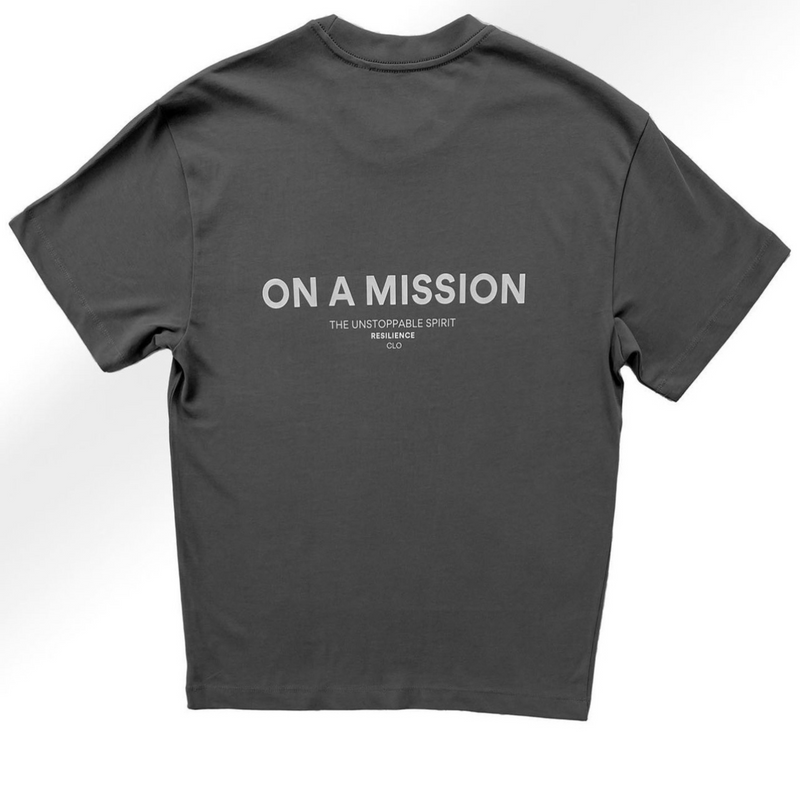 ON A MISSION OVERSIZED T-SHIRT